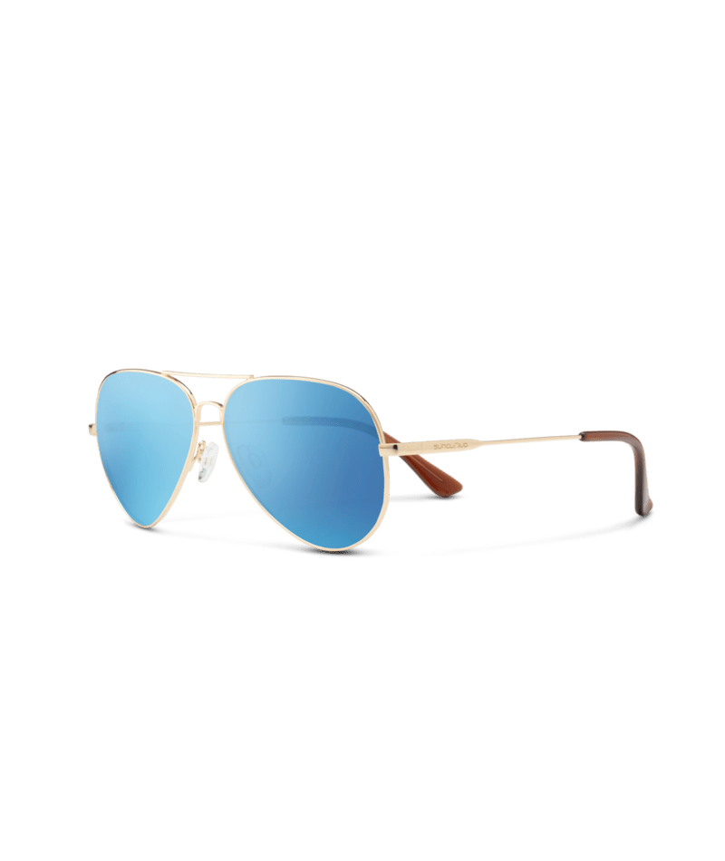 Suncloud Optics Hard Deck GOLD / AQUA MIRROR