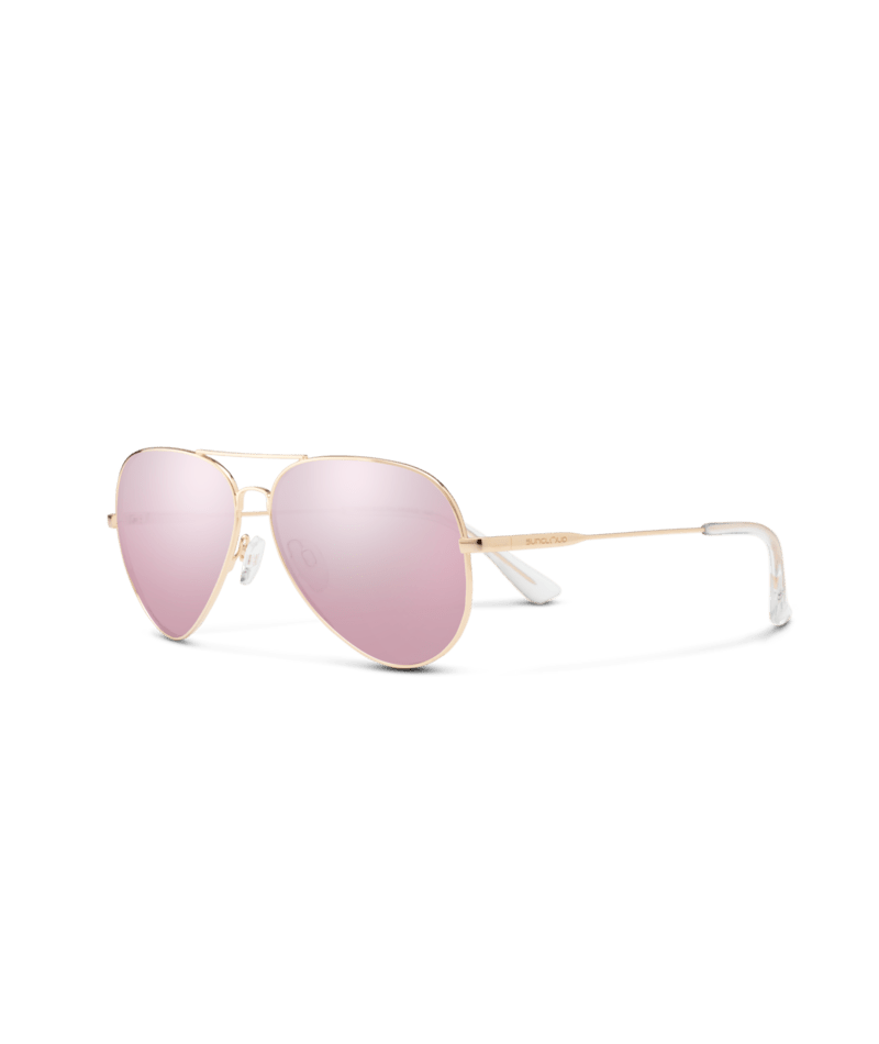 Suncloud Optics Hard Deck ROSE GOLD / PINK GOLD MIRRO