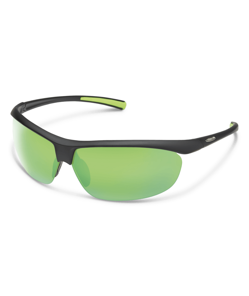 Suncloud Optics Zephyr MATTE BLACK / GREEN MIRROR