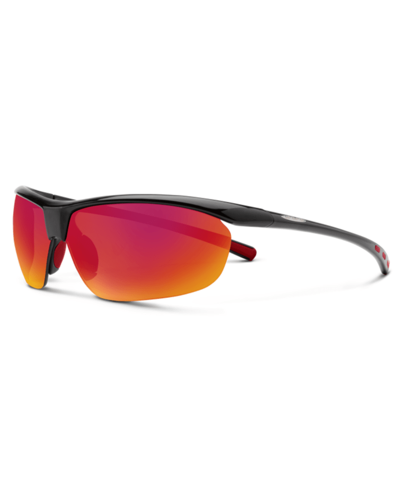 Suncloud Optics Zephyr BLACK / RED MIRROR