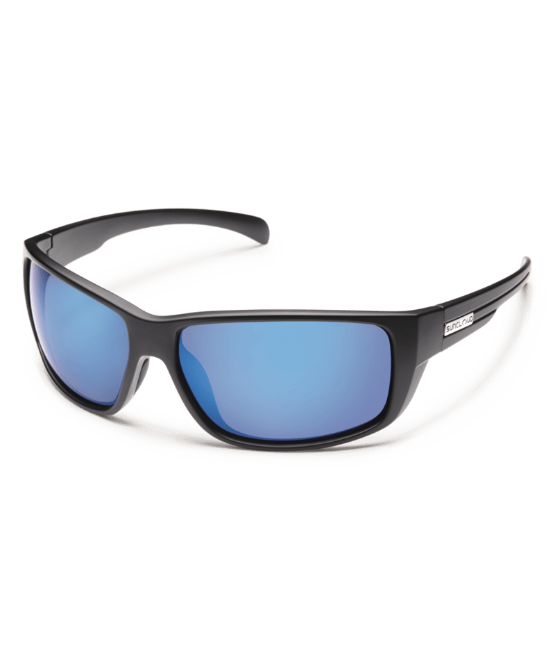 Suncloud Optics Milestone MATTE BLACK / BLUE MIRROR