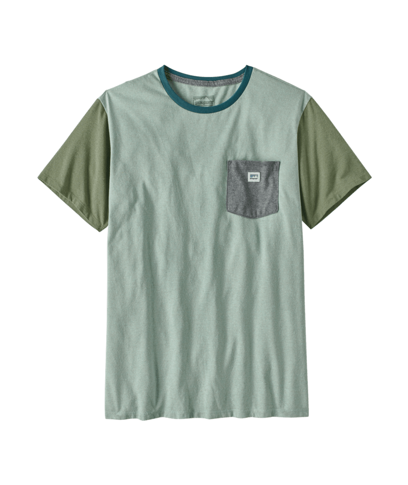 Patagonia Shop Sticker Pocket Responsibili-Tee DSG / L