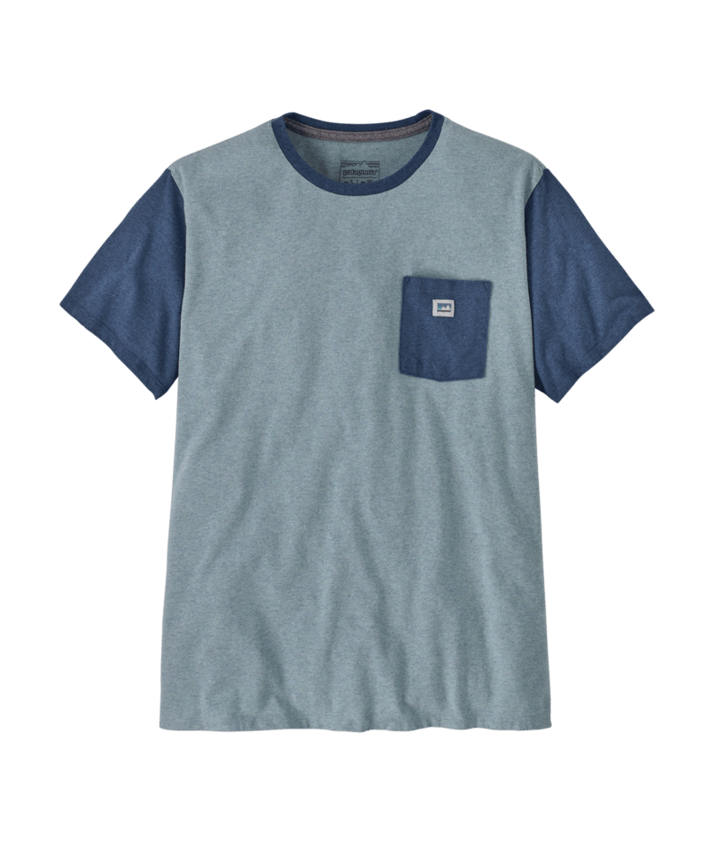 Patagonia Shop Sticker Pocket Responsibili-Tee TMB / L