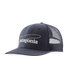 Patagonia Take a Stand Trucker Hat Casting Logo: Smolder Blue