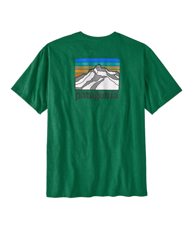 Patagonia Men's Line Logo Ridge Pocket Responsibili-Tee GTRN