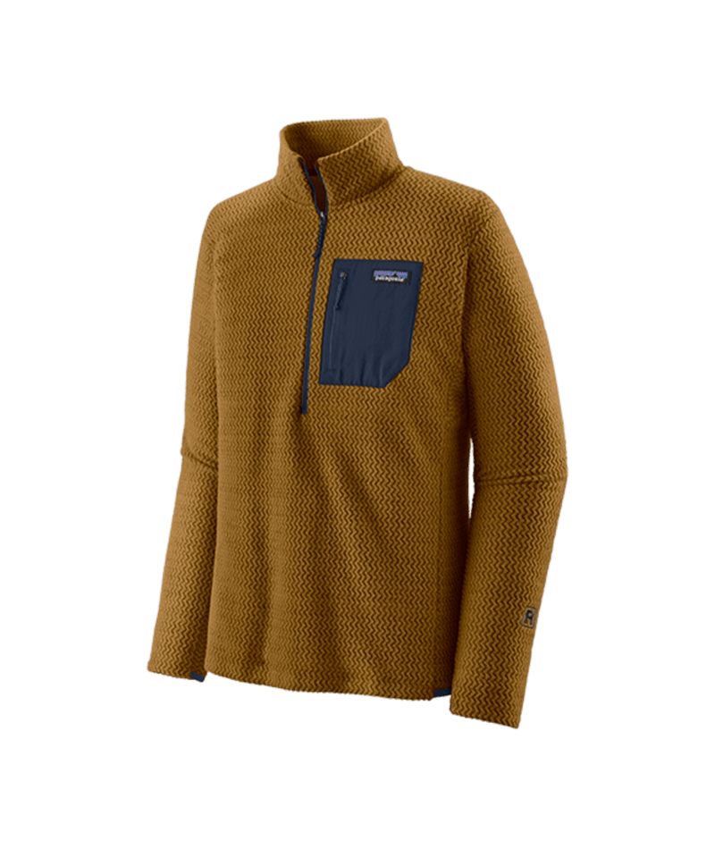 Patagonia Mens R1 Air Zip Neck RPBN