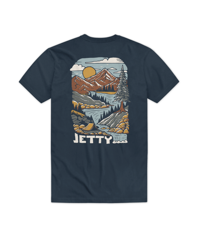 Jetty M Creekside Tee BU / L