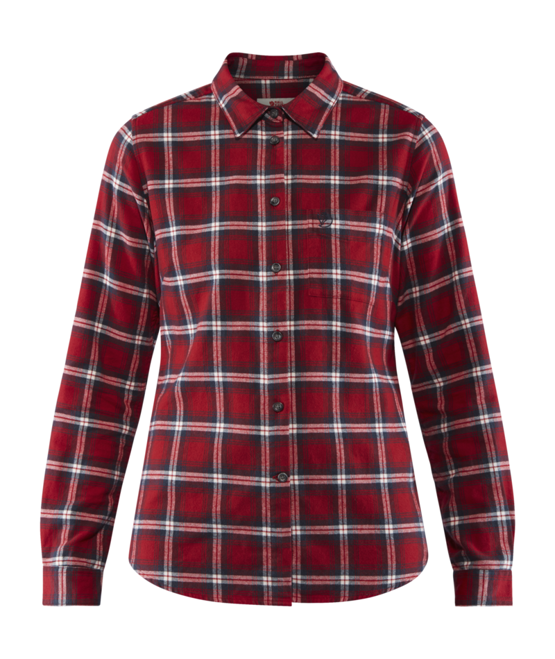 FJALLRAVEN Övik Flannel Shirt W Deep Red