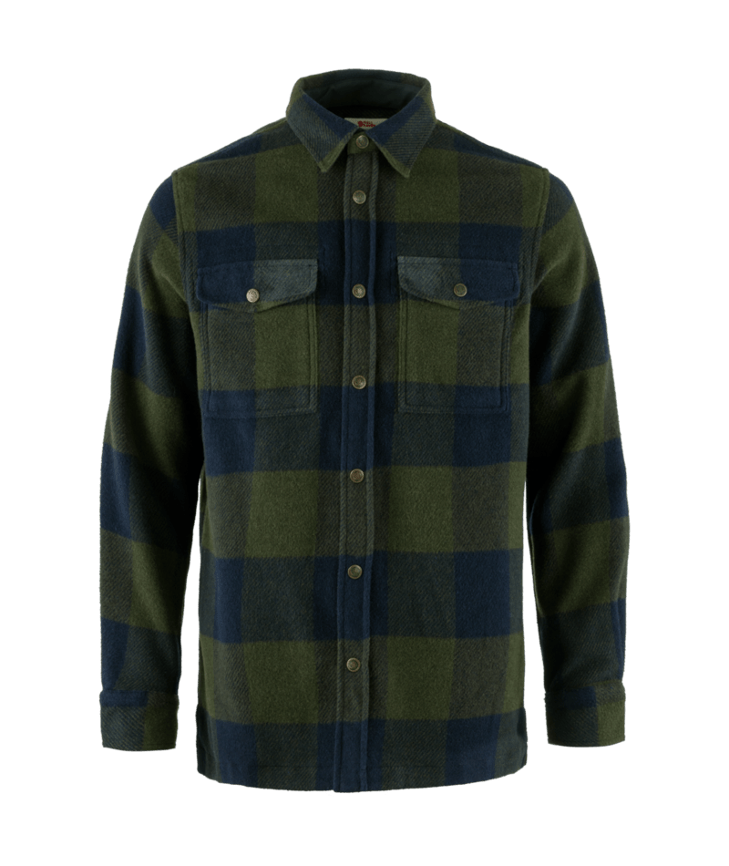 FJALLRAVEN Canada Shirt M Deep Forest-Dark Navy