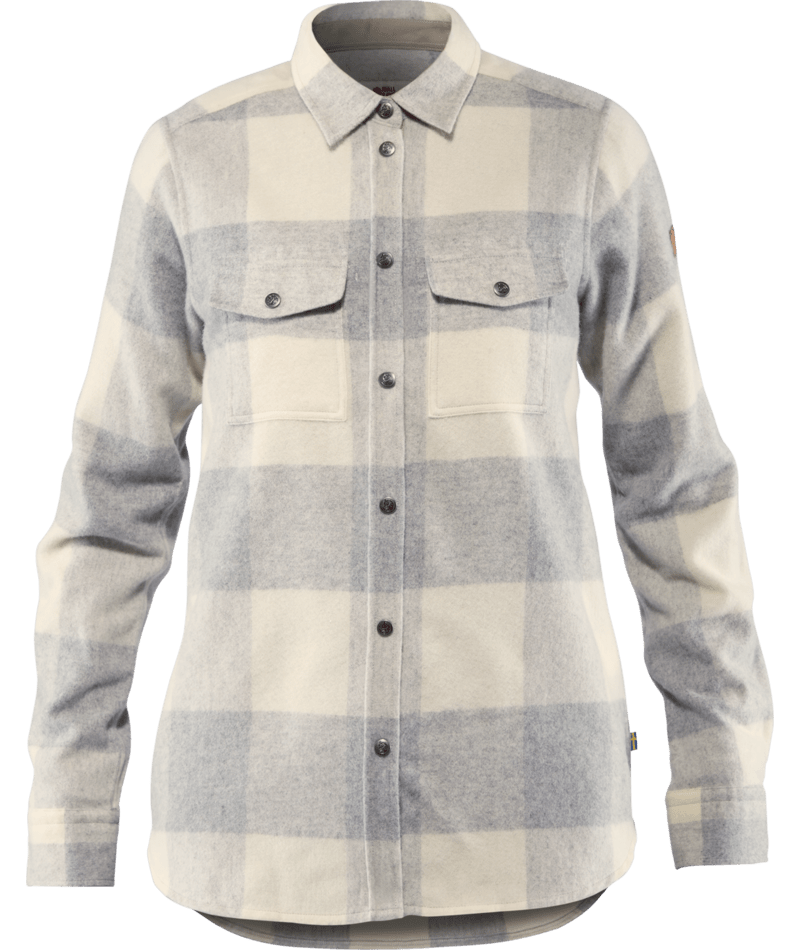 FJALLRAVEN Canada Shirt W Fog-Chalk White