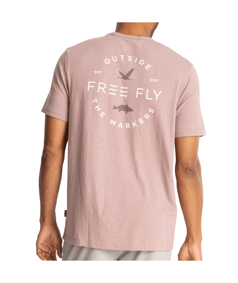 Free Fly Mens Channel Markers Pocket Tee 639