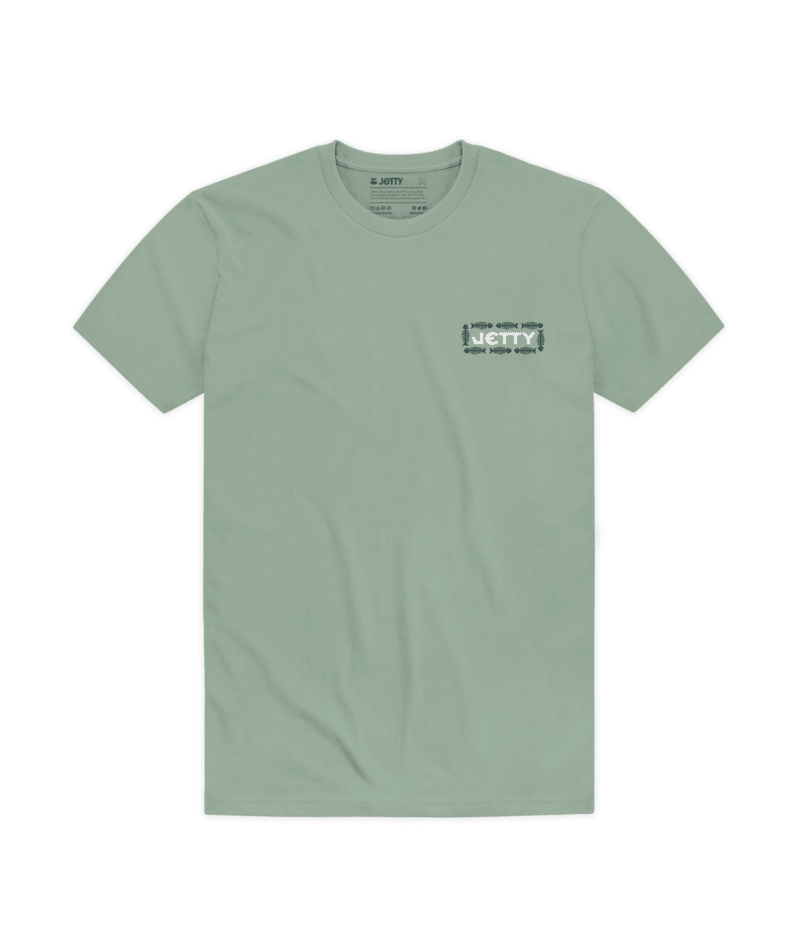 Jetty Mens Chaser Ls Tee SAGE GREEN