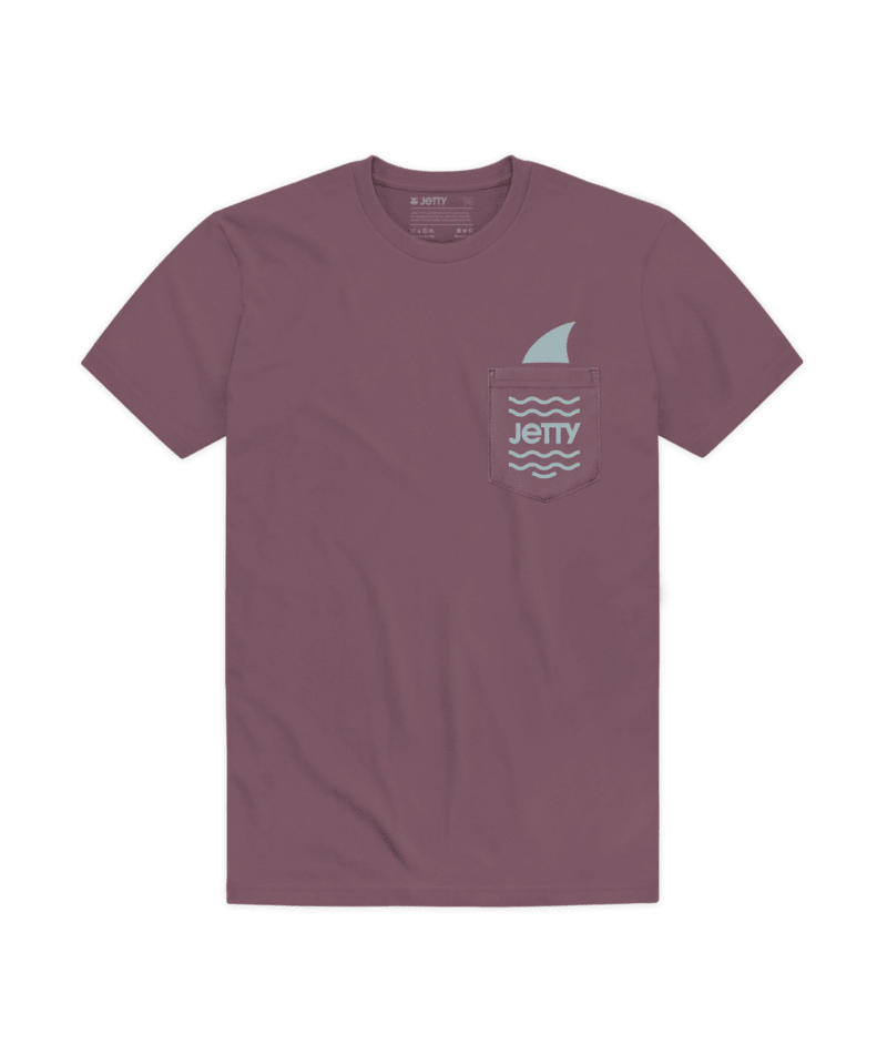 Jetty Geogill Pocket Tee MAROON