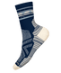 Smartwool Women's Hike Light Cushion Zig Zag Valley Mid Crew Socks - Deep Navy.