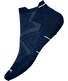 Smartwool Run Zero Cushion Low Ankle Socks - Deep Navy-White.