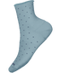 Smartwool Women's Everyday Classic Dot Ankle Socks - Serene Blue.