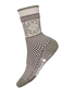 Smartwool Women's Everyday Cozy Popcorn Snowflake Crew Socks - Moonbeam.