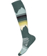 Smartwool Women's Ski Targeted Cushion Pattern OTC Socks - Dusty Teal.