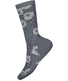 Smartwool Women's Everyday Floral Crew Socks - Medium Gray.