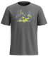 Smartwool Vital Peaks Active Short Sleeve Graphic T-shirt - Light Gray Heather.