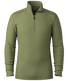 Smartwool Men's Classic Thermal Merino Base Layer 1/4 Zip - Winter Moss Heather.