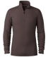 Smartwool Men's Classic Thermal Merino Base Layer 1/4 Zip - Mink Heather.