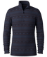 Smartwool Men's Classic Thermal Merino Base Layer 1/4 Zip - Nightfall Summit Soul.
