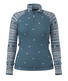 Smartwool Women's Classic Thermal Merino Base Layer 1/4 Zip - Nightfall Fair Isle Fun.