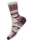 Smartwool Womens Hike Targeted Cushion Dragon Stitch Mid Crew Socks Ash