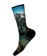 Smartwool Women's Women’s Hike Targeted Cushion Mountain Lake Print Crew Socks - Capri.