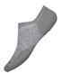 Smartwool Women's Run Zero Cushion No Show Socks - Light Gray.