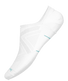 Smartwool Women's Run Zero Cushion No Show Socks - White.
