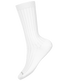 Smartwool Women's Everyday Slouchy Rib Tall Crew Socks - White.