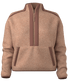 Smartwool Women's Second Cut Fleece 1/2 Zip - Light Mocha.