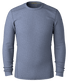Smartwool Men's Classic Thermal Merino Base Layer Crew - Nightfall Blue Heather.