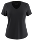 Smartwool Women's Active Ultralite V-Neck Short Sleeve - Black.