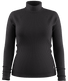 Smartwool Women's Thermal Merino Rib Turtleneck - Charcoal Heather.