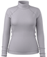 Smartwool Women's Thermal Merino Rib Turtleneck - Icy Lavender Heather.