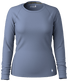Smartwool Women's Classic All-Season Merino Base Layer Crew - Nightfall Blue.