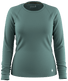 Smartwool Women's Classic All-Season Merino Base Layer Crew - Dusty Teal.