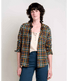 Toad&Co Women's Re-Form Flannel Long Sleeve Shirt.