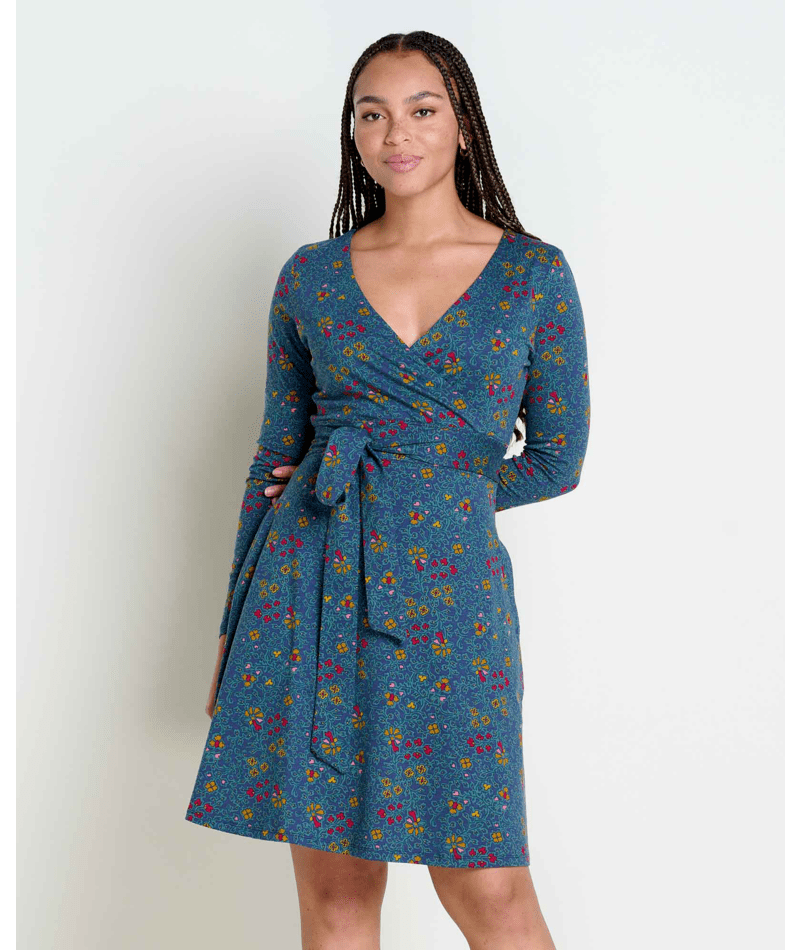 Toad&Co. Cue Wrap Ls Dress 987