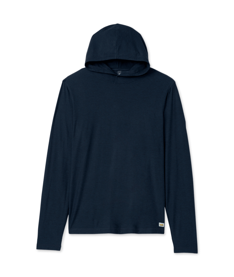 VUORI Mens Strato Tech Hoodie Navy Heather