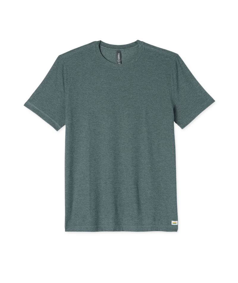 VUORI Mens Strato Tech Tee Kashmir Heather