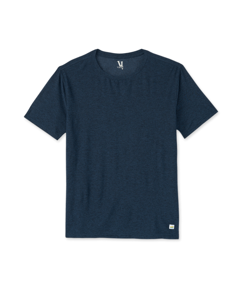 VUORI Mens Strato Tech Tee Navy Heather