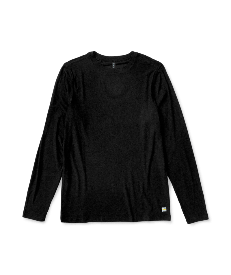 VUORI Mens L/S Strato Tech Tee Black