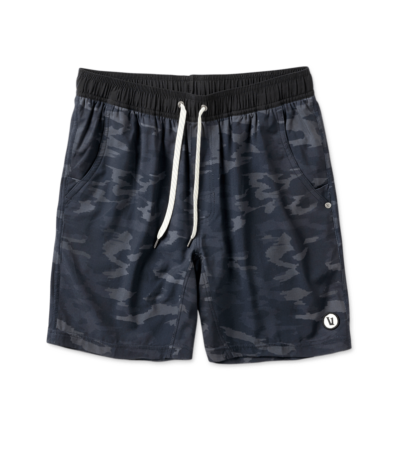 VUORI Mens Kore Short Black Watercolor Camo