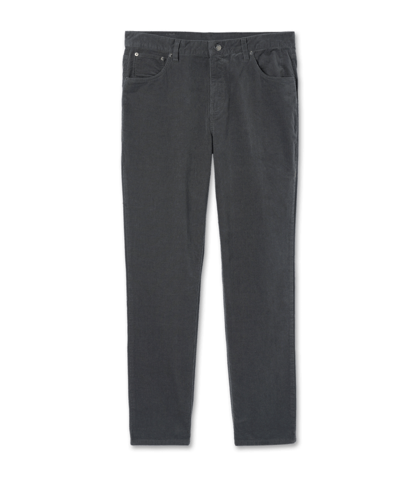 VUORI Mens Optimist 5 Pocket Cord Pant Dark Pewter