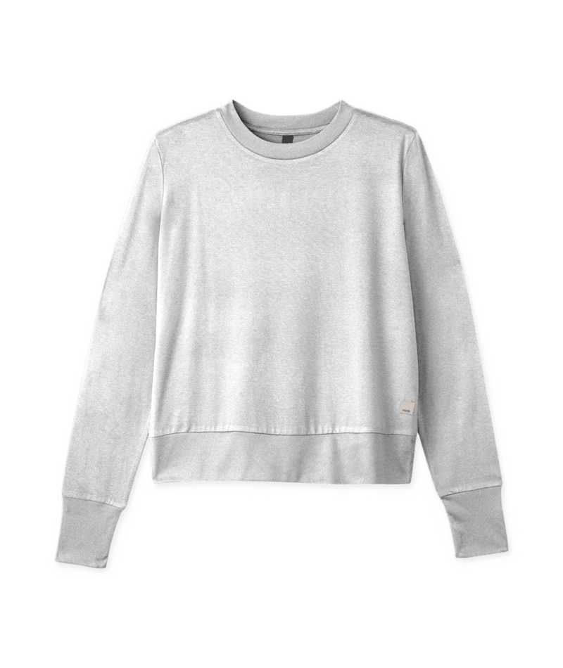 VUORI Womens Daydream Crew ight Heather Grey / L