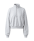 Vuori Women's Restore OS Half Zip - Pale Grey Heather.